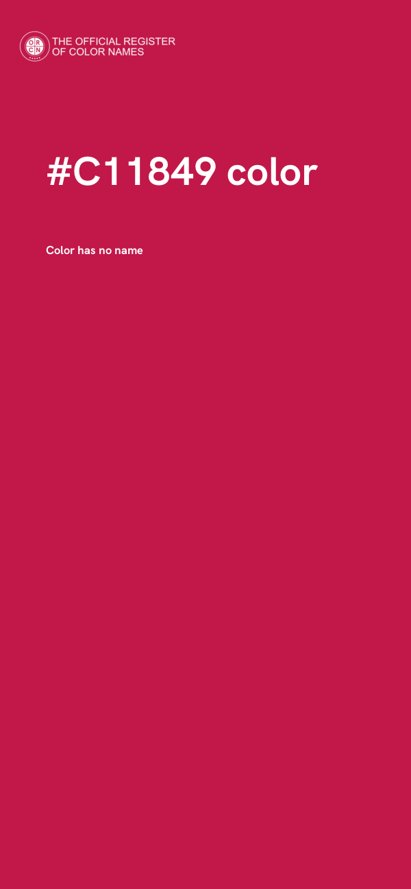 #C11849 color image