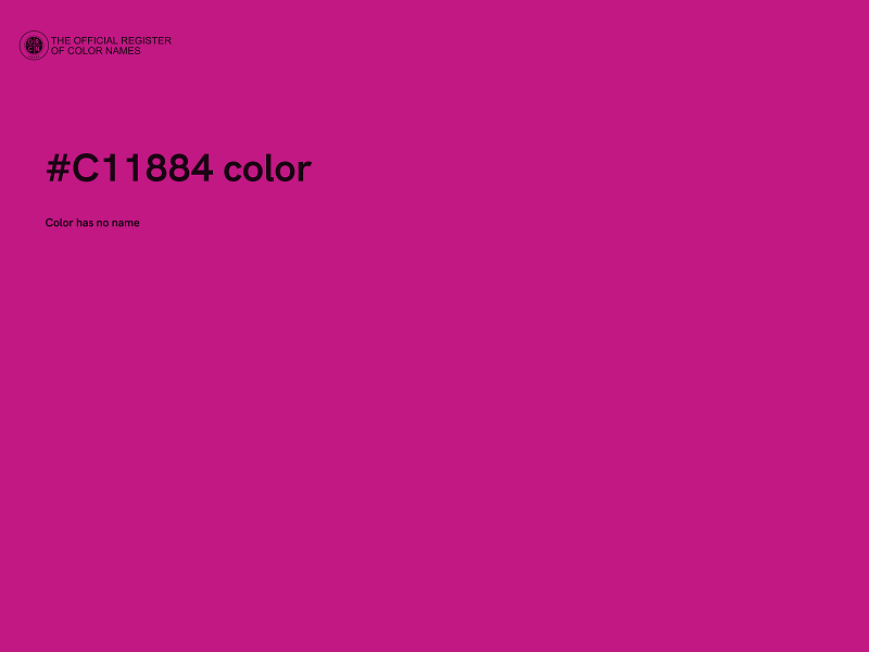 #C11884 color image