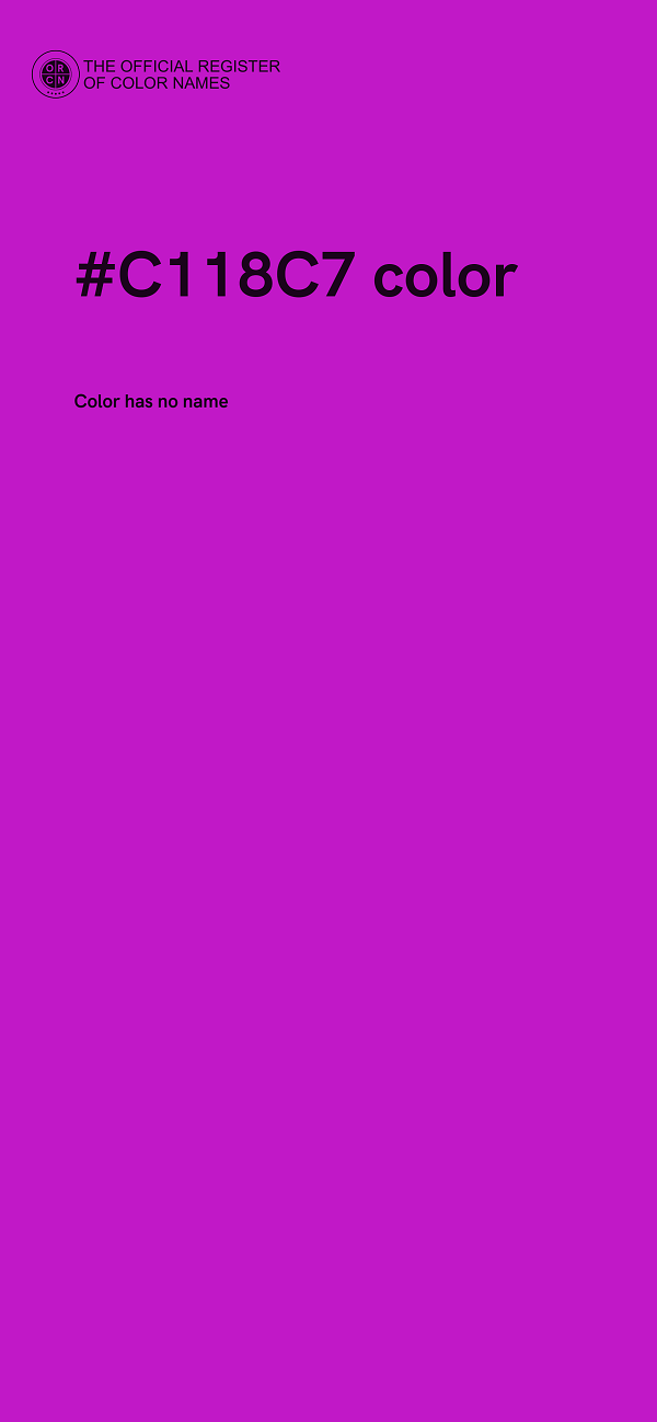 #C118C7 color image