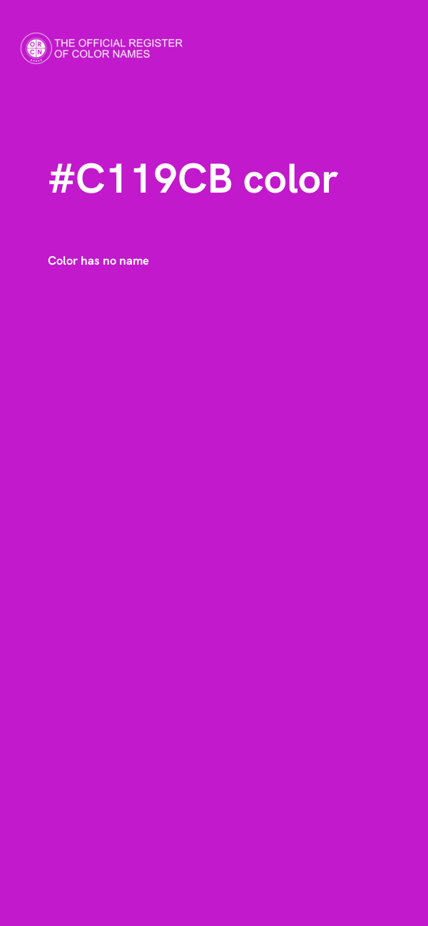 #C119CB color image