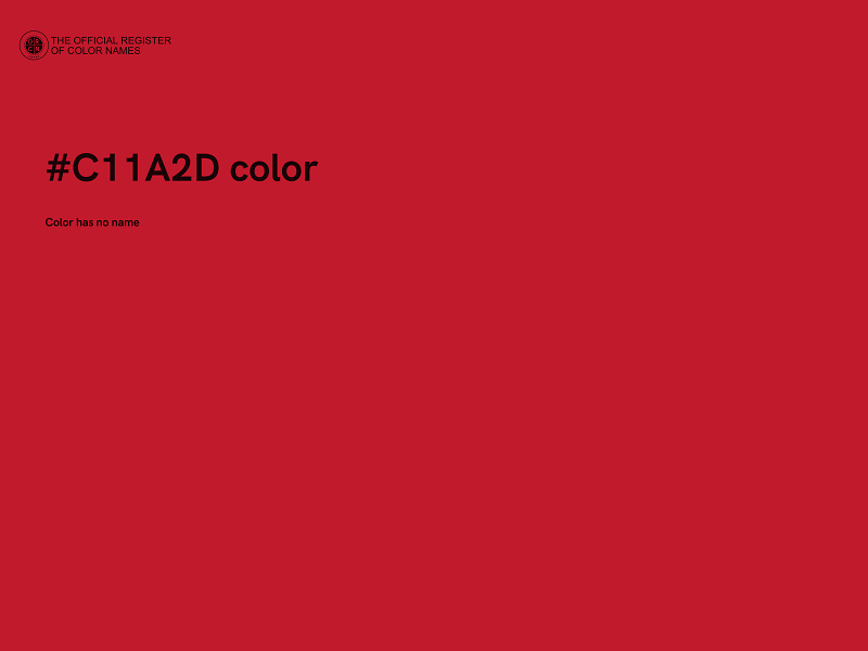 #C11A2D color image