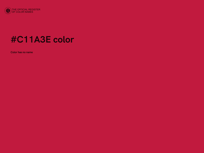 #C11A3E color image