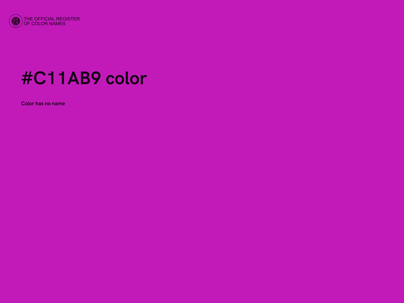 #C11AB9 color image