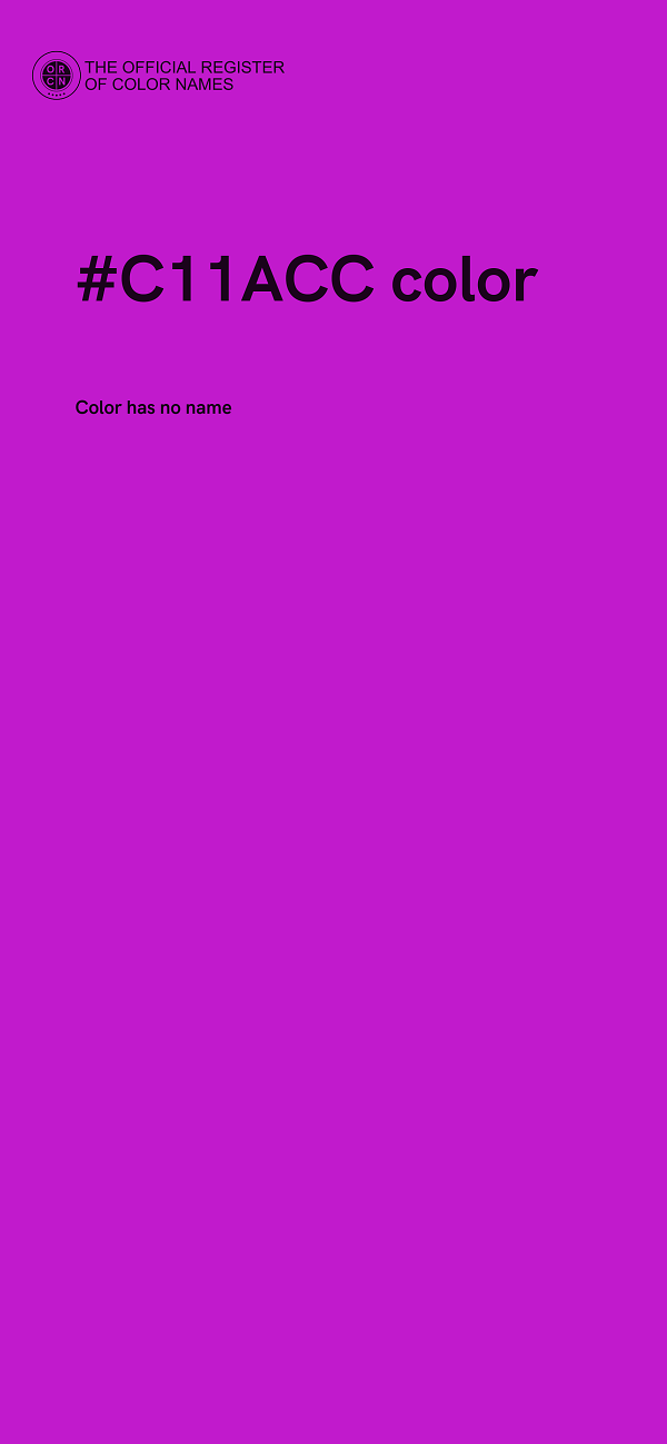 #C11ACC color image