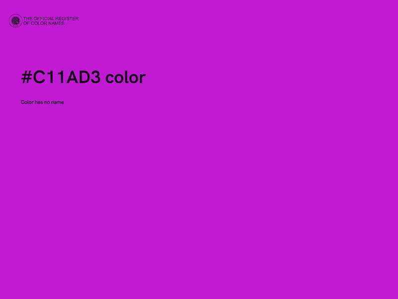 #C11AD3 color image