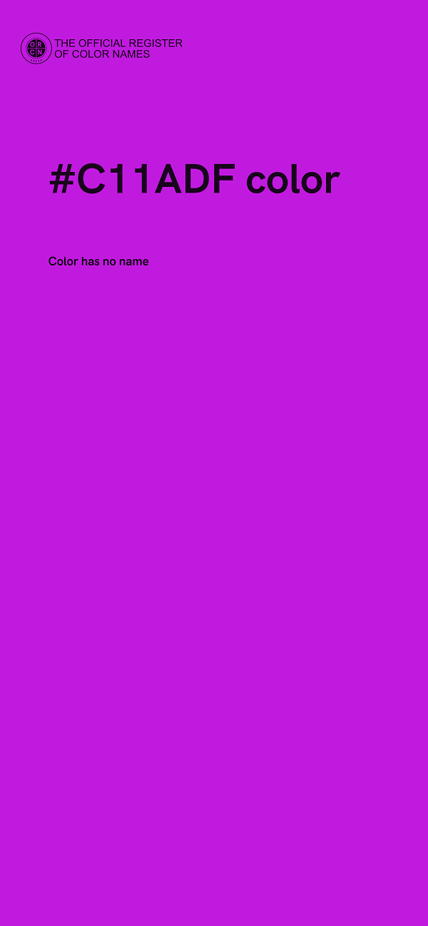 #C11ADF color image