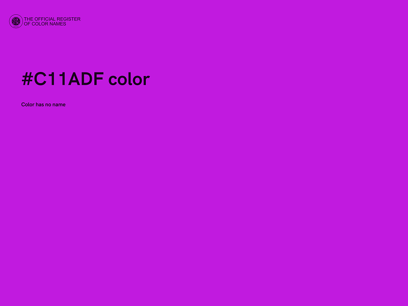 #C11ADF color image