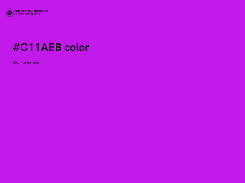 #C11AEB color image