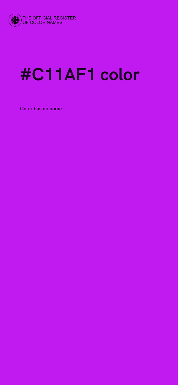 #C11AF1 color image