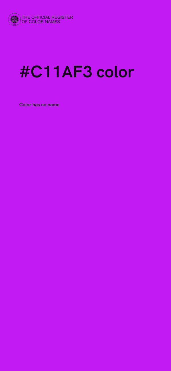 #C11AF3 color image