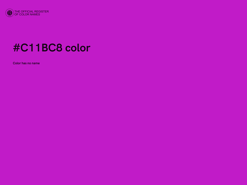 #C11BC8 color image