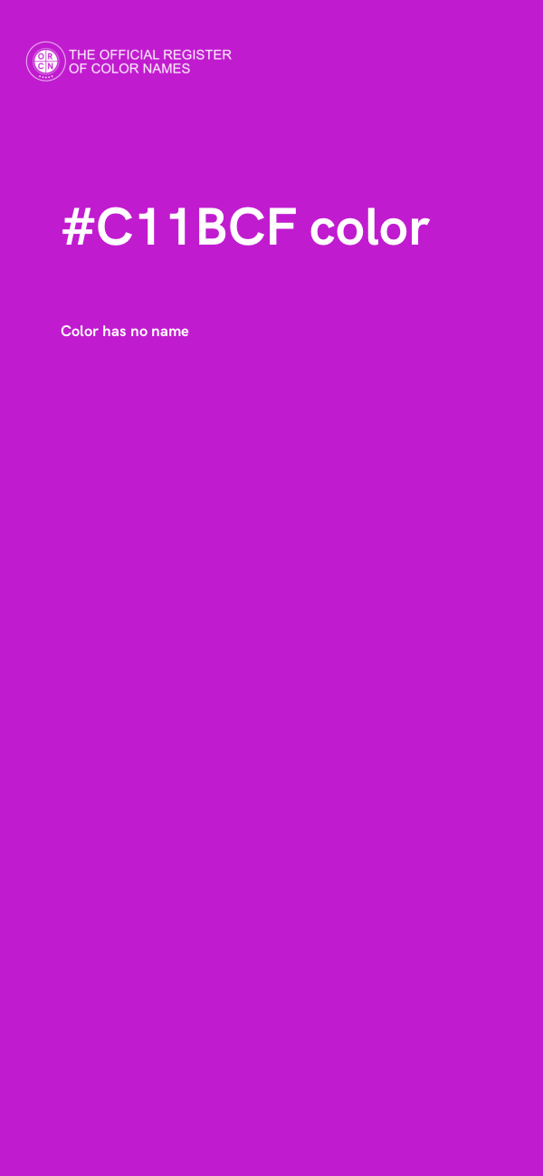 #C11BCF color image