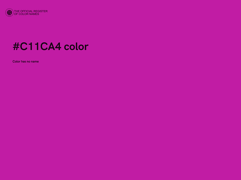 #C11CA4 color image