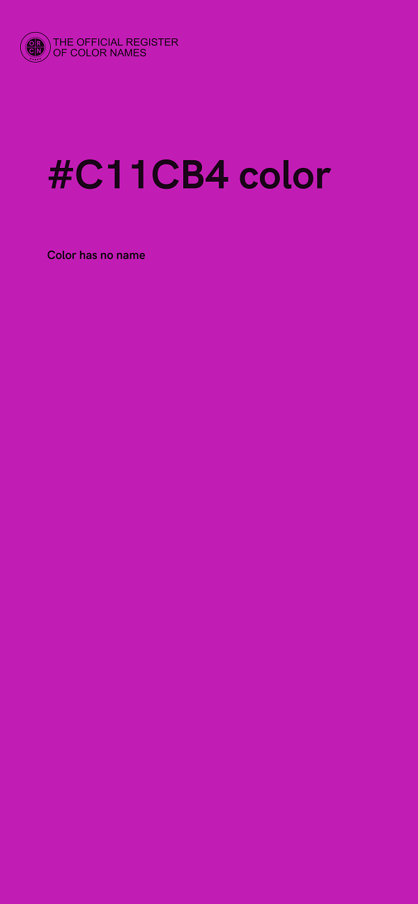 #C11CB4 color image