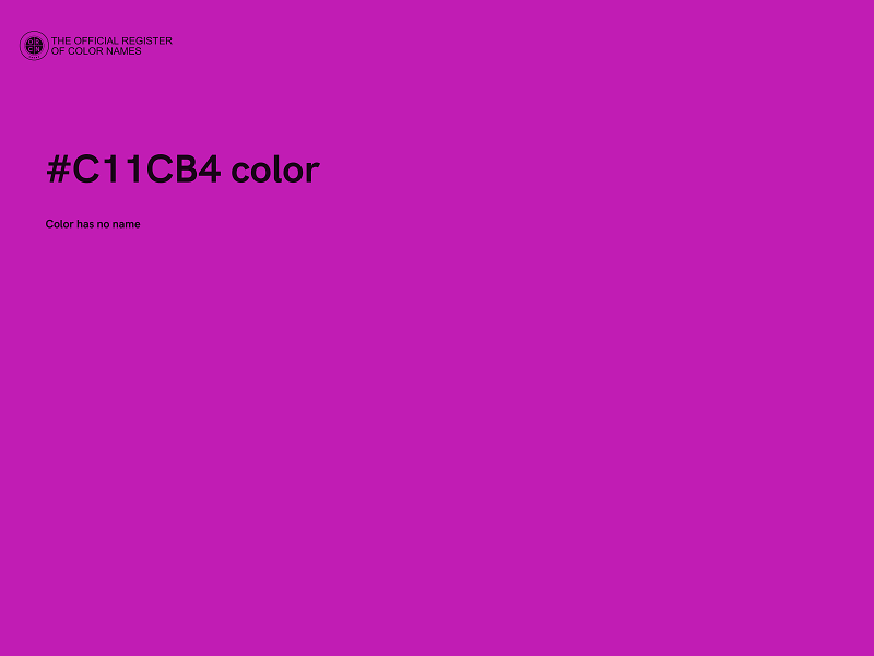 #C11CB4 color image