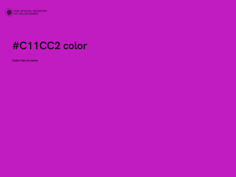 #C11CC2 color image