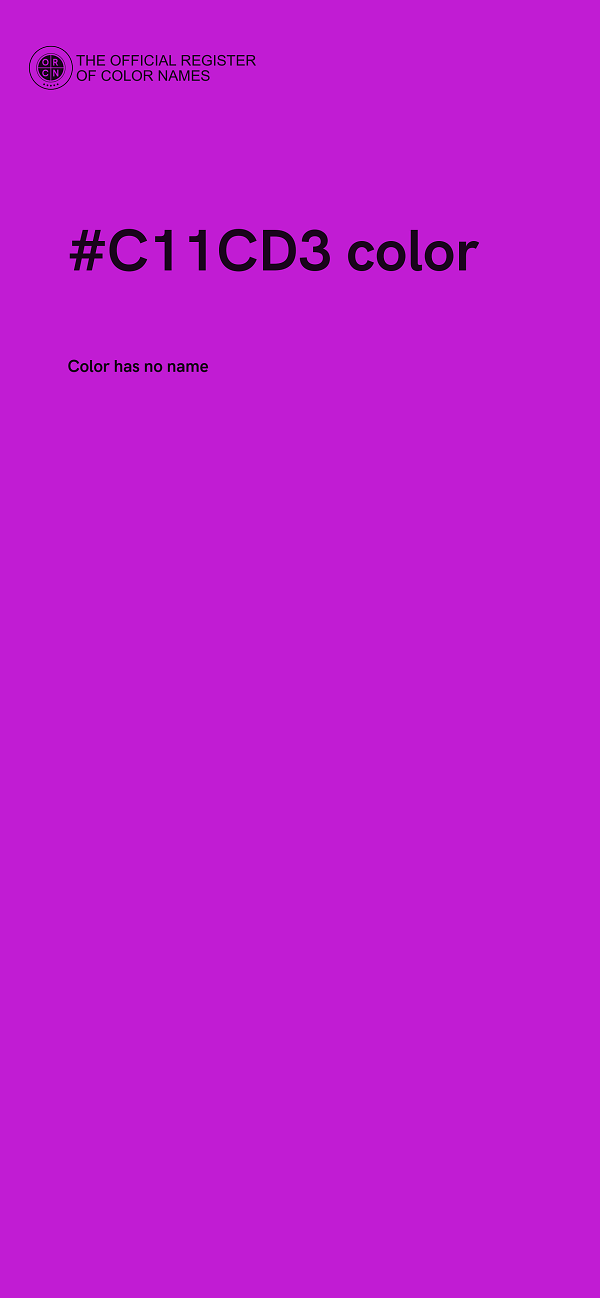 #C11CD3 color image