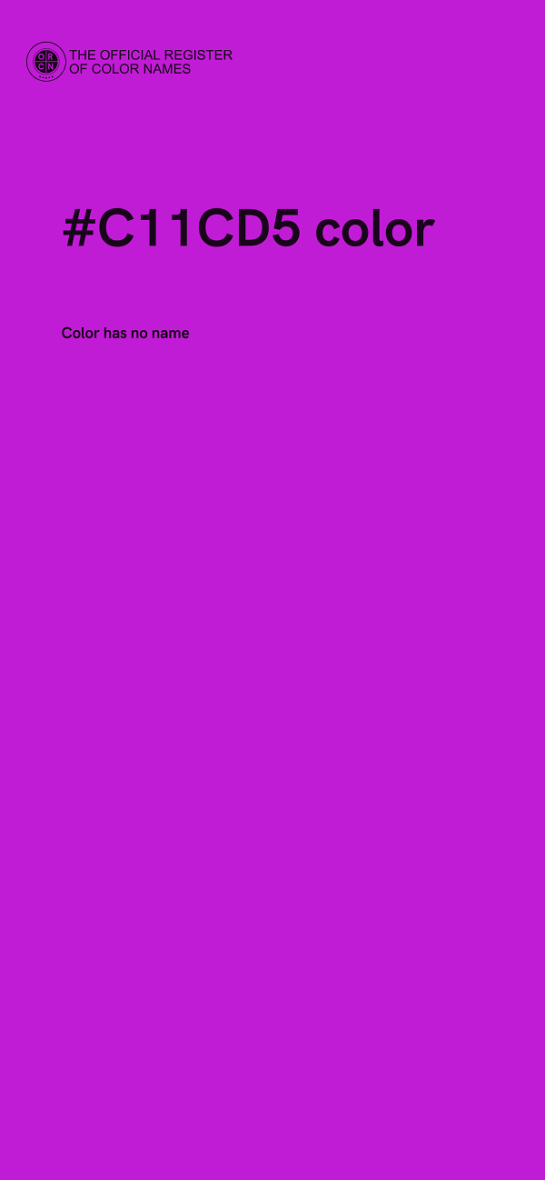 #C11CD5 color image