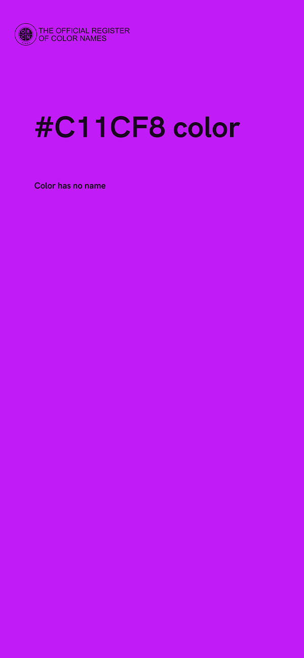 #C11CF8 color image