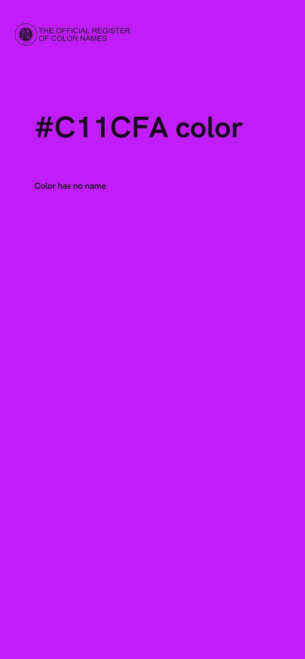 #C11CFA color image