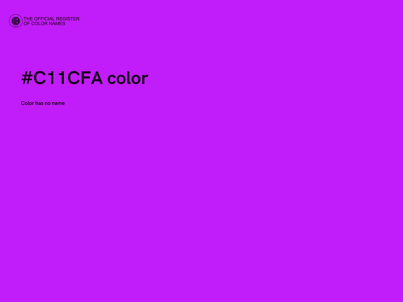 #C11CFA color image
