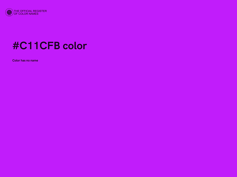 #C11CFB color image
