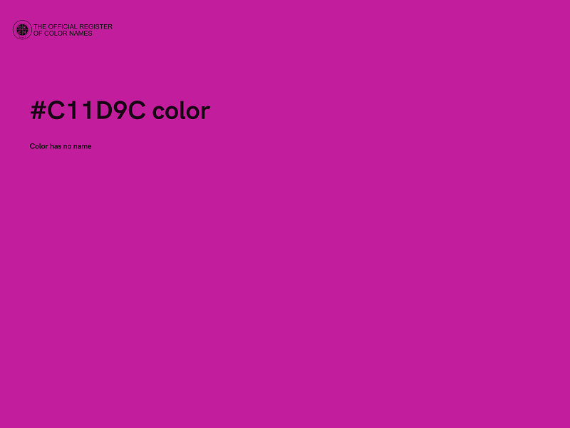 #C11D9C color image