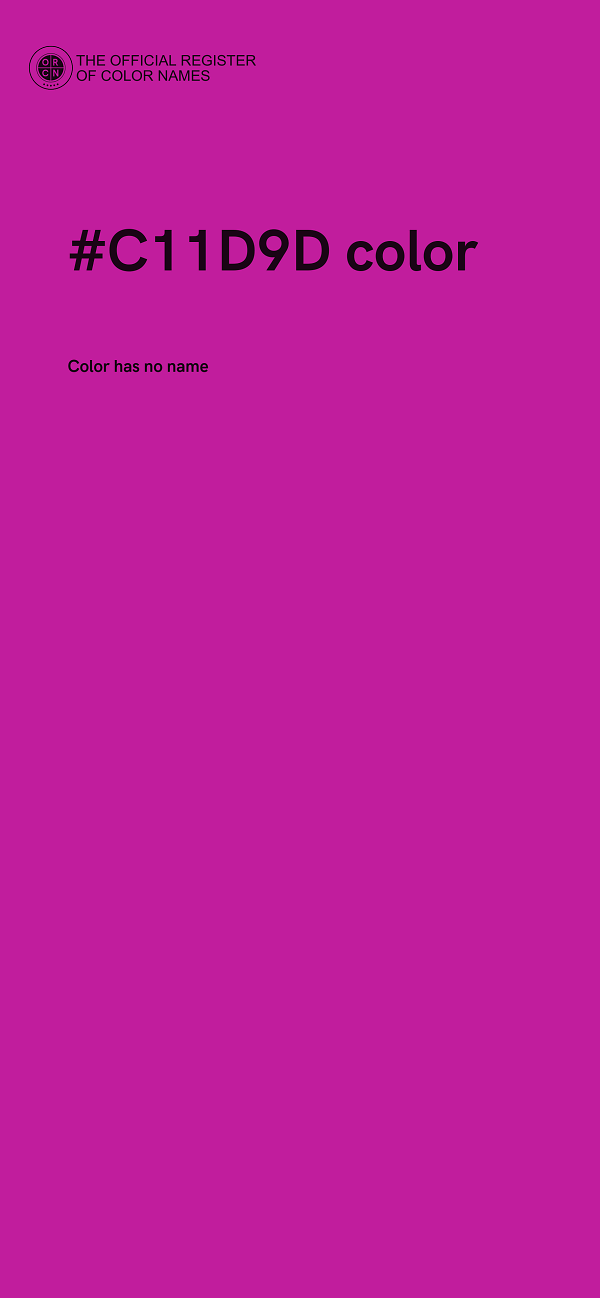 #C11D9D color image