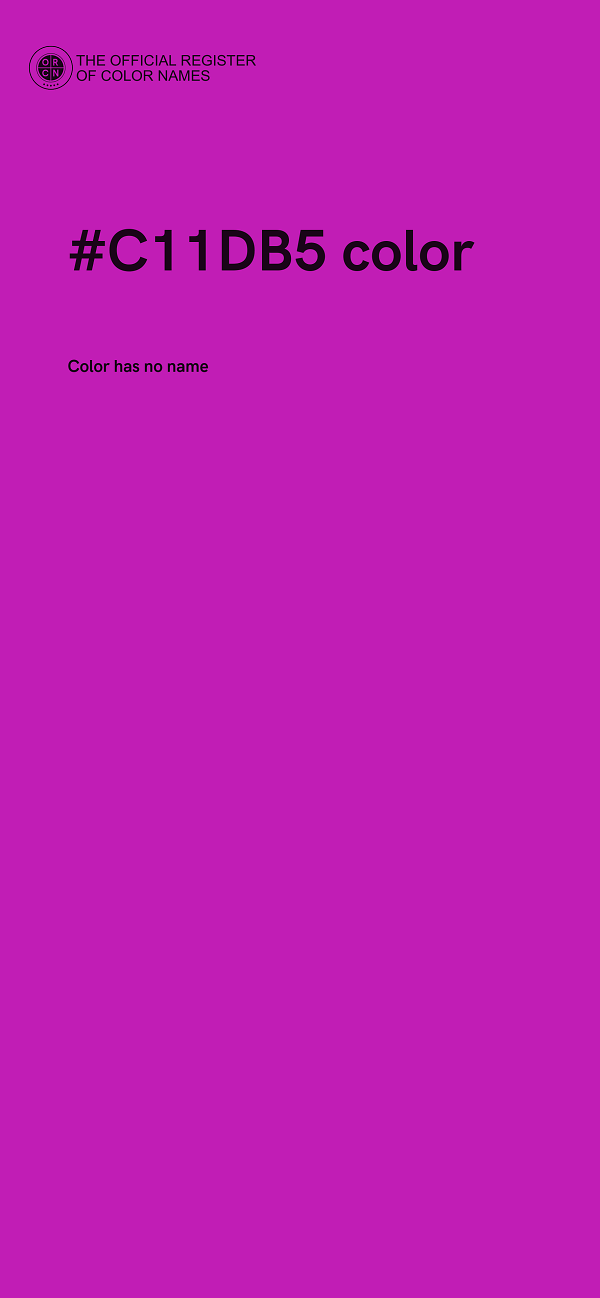 #C11DB5 color image