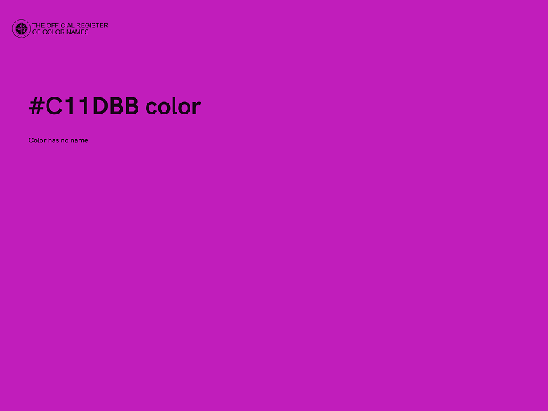 #C11DBB color image