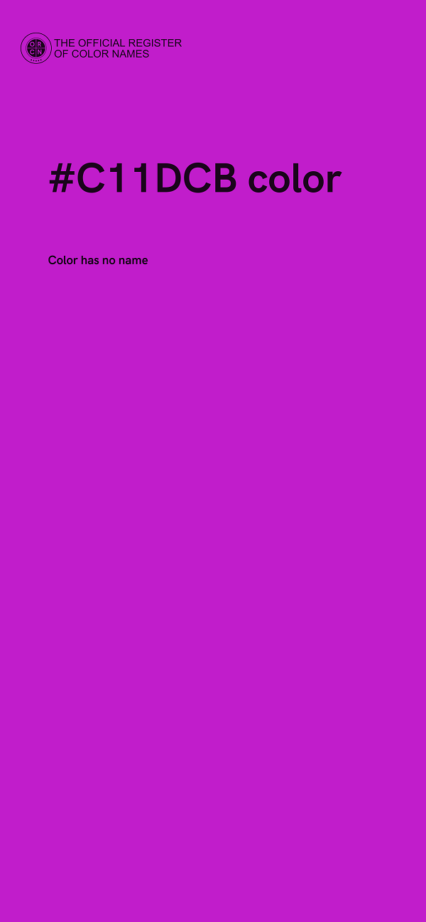 #C11DCB color image