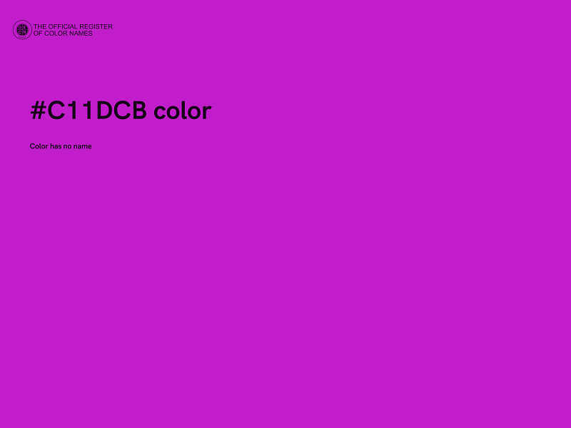 #C11DCB color image
