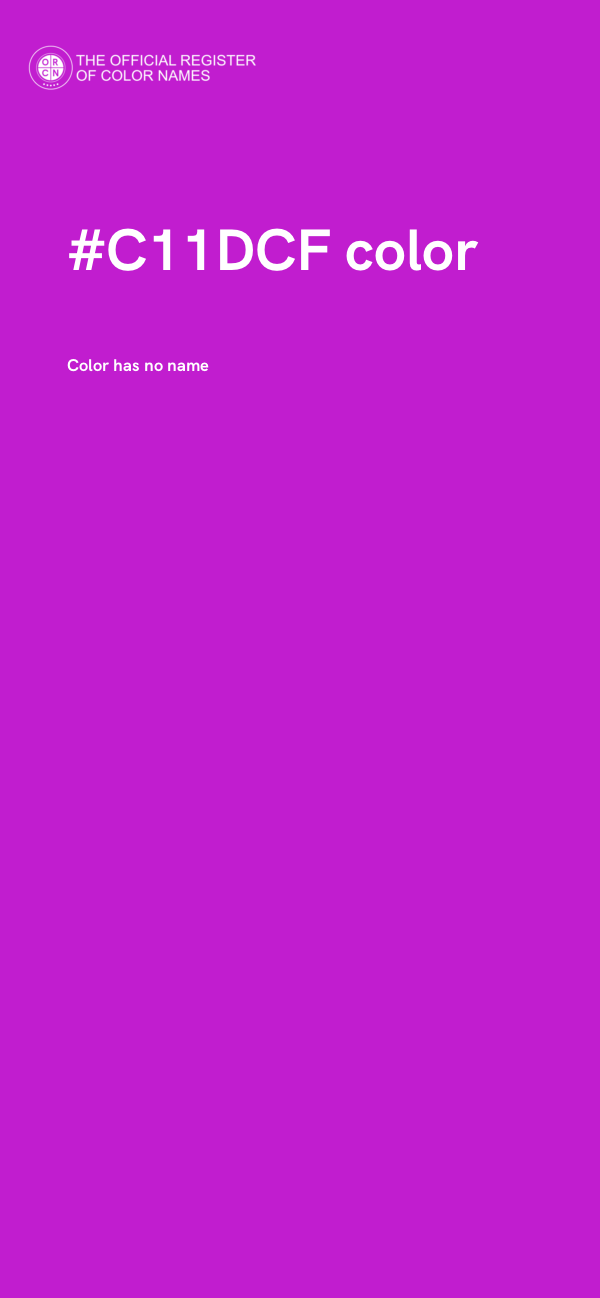#C11DCF color image
