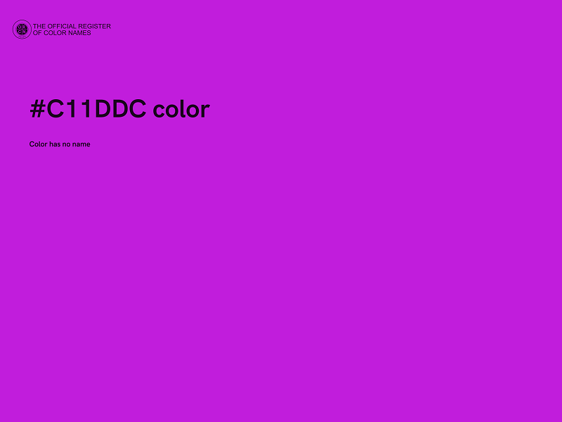 #C11DDC color image