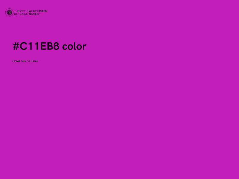 #C11EB8 color image