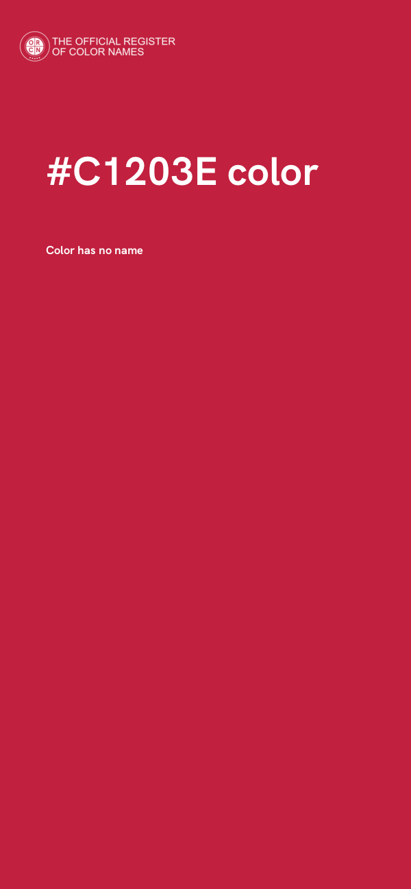 #C1203E color image