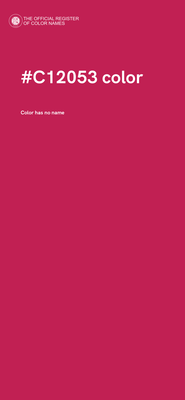 #C12053 color image