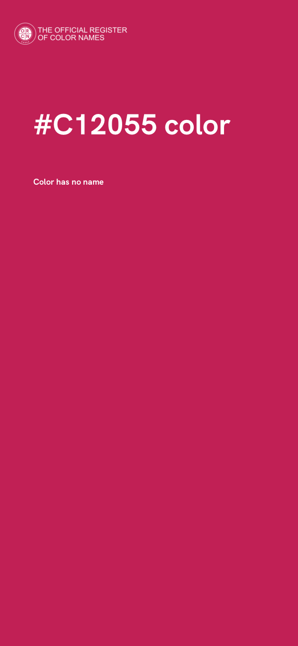 #C12055 color image