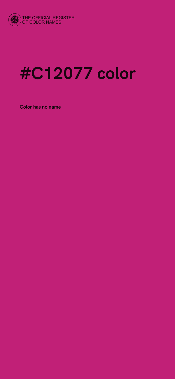 #C12077 color image