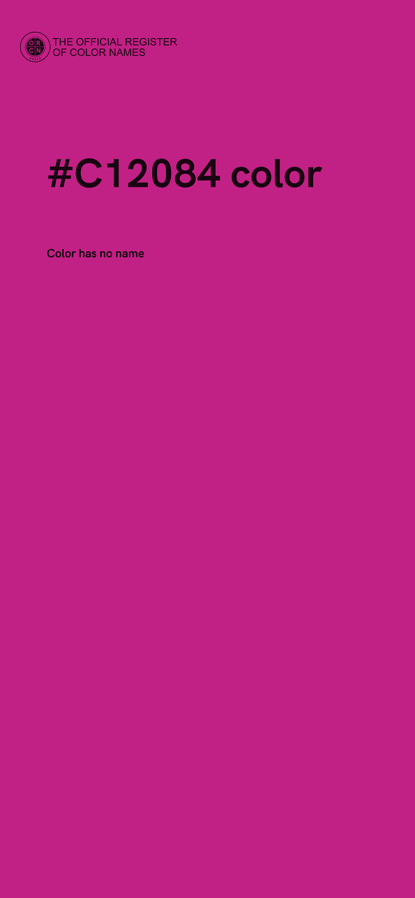 #C12084 color image
