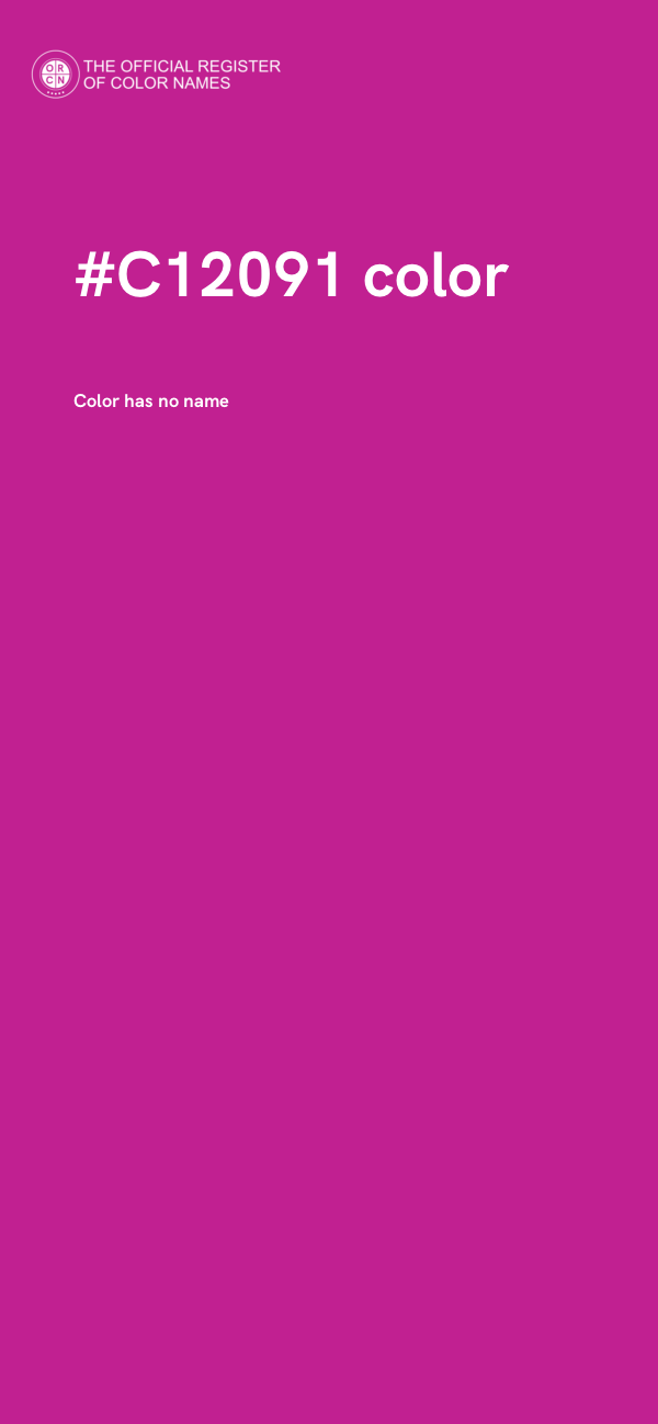 #C12091 color image