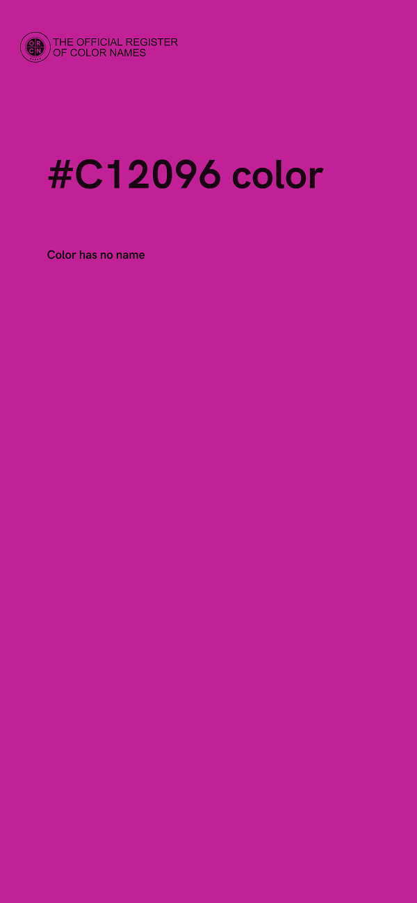 #C12096 color image