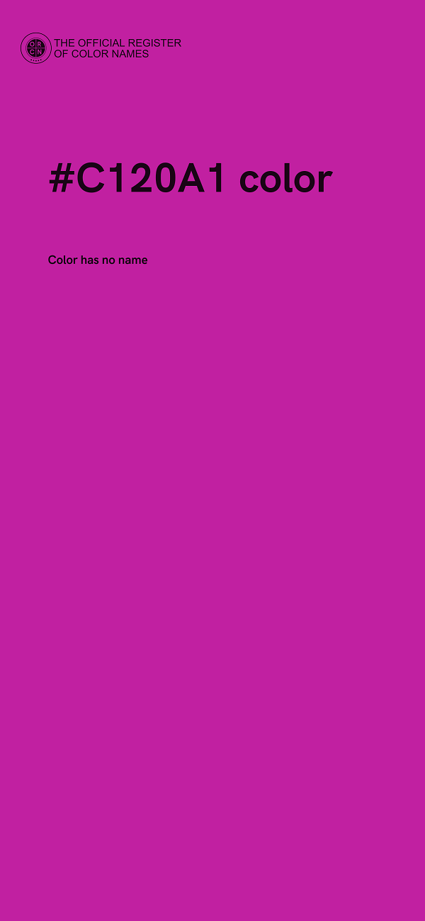 #C120A1 color image