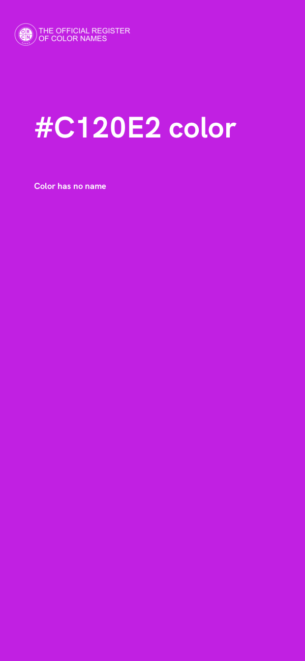#C120E2 color image