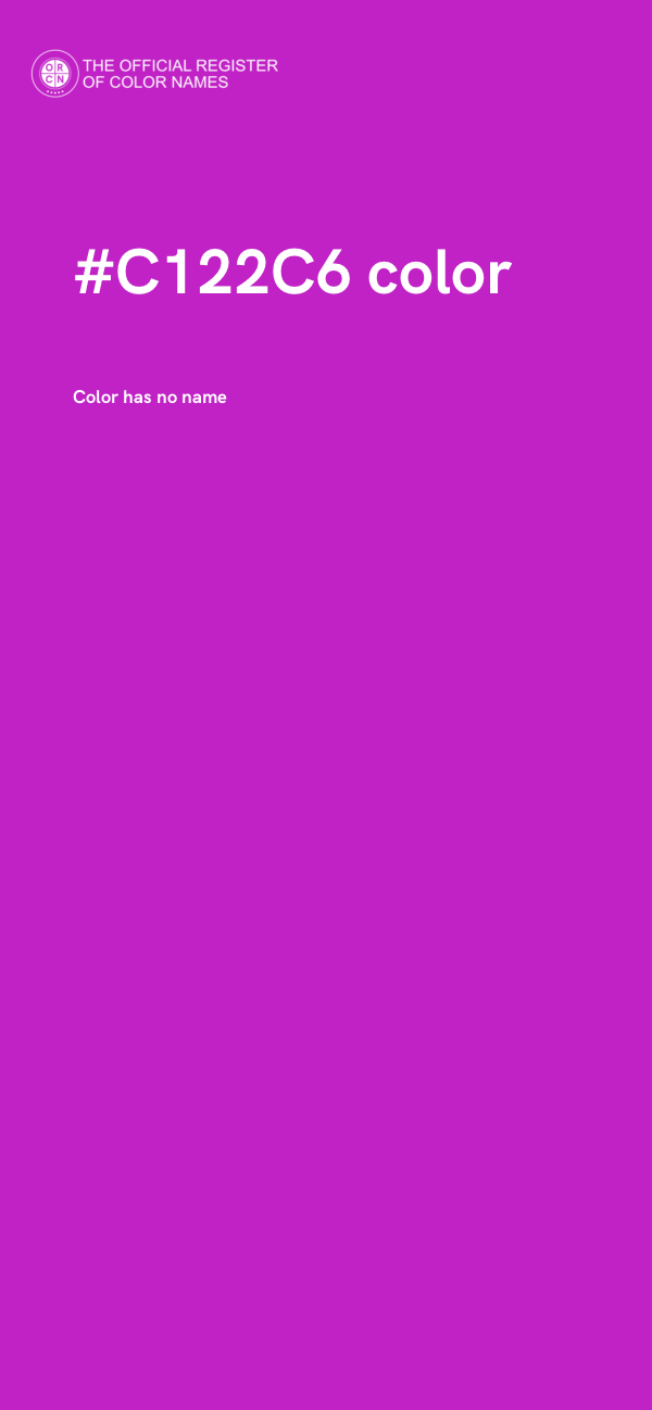 #C122C6 color image