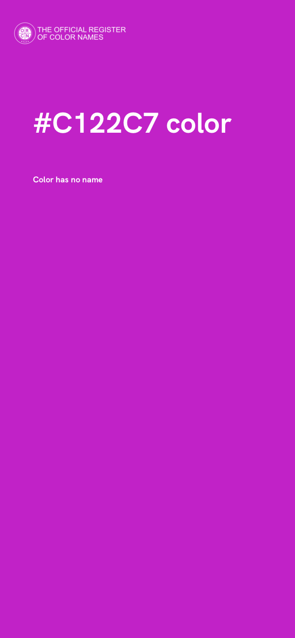 #C122C7 color image