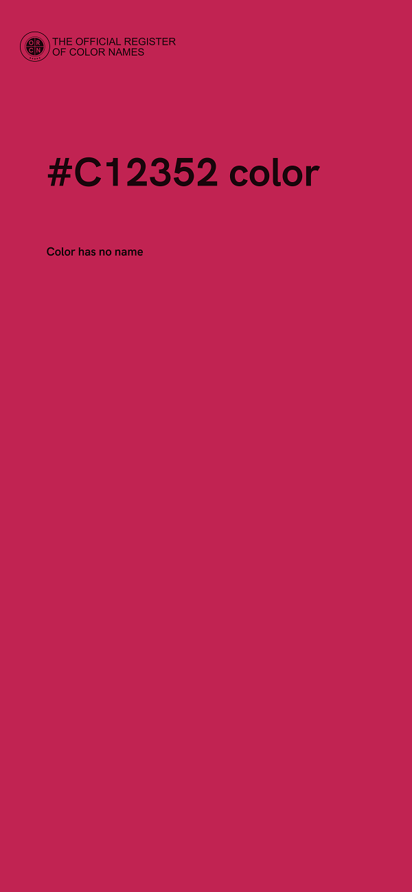 #C12352 color image