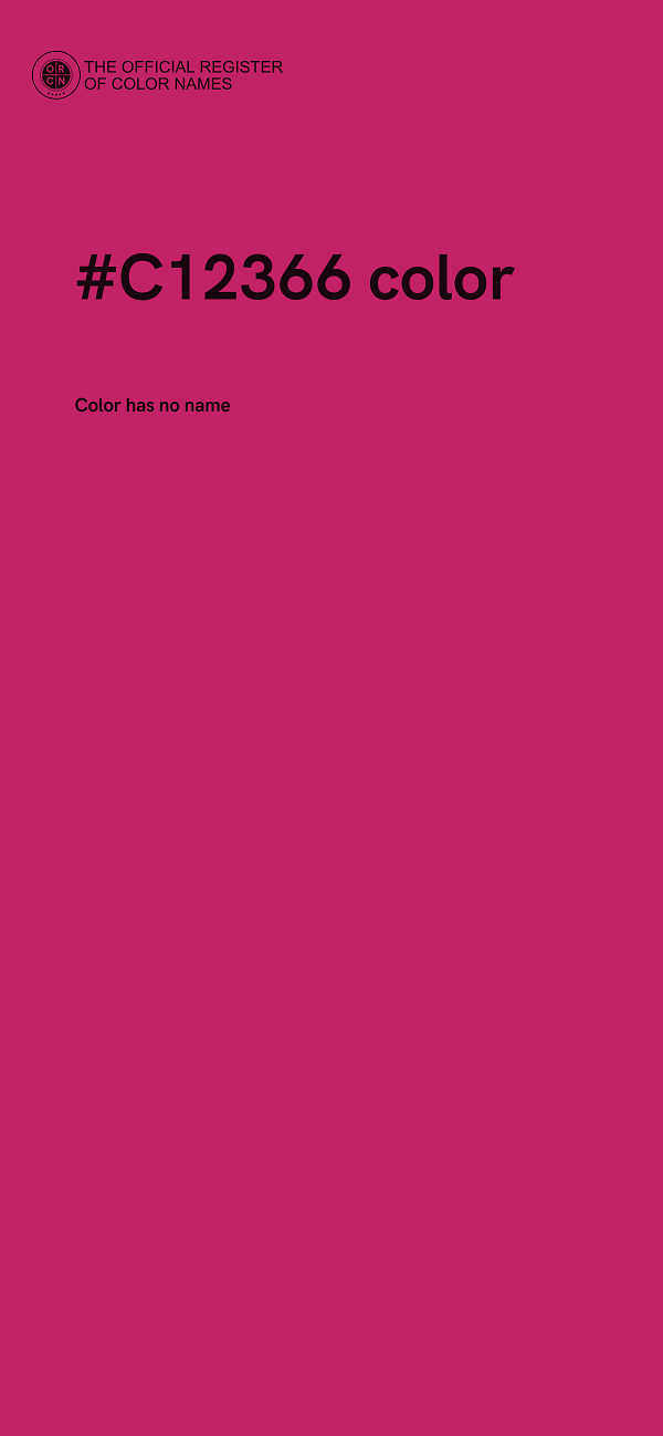 #C12366 color image