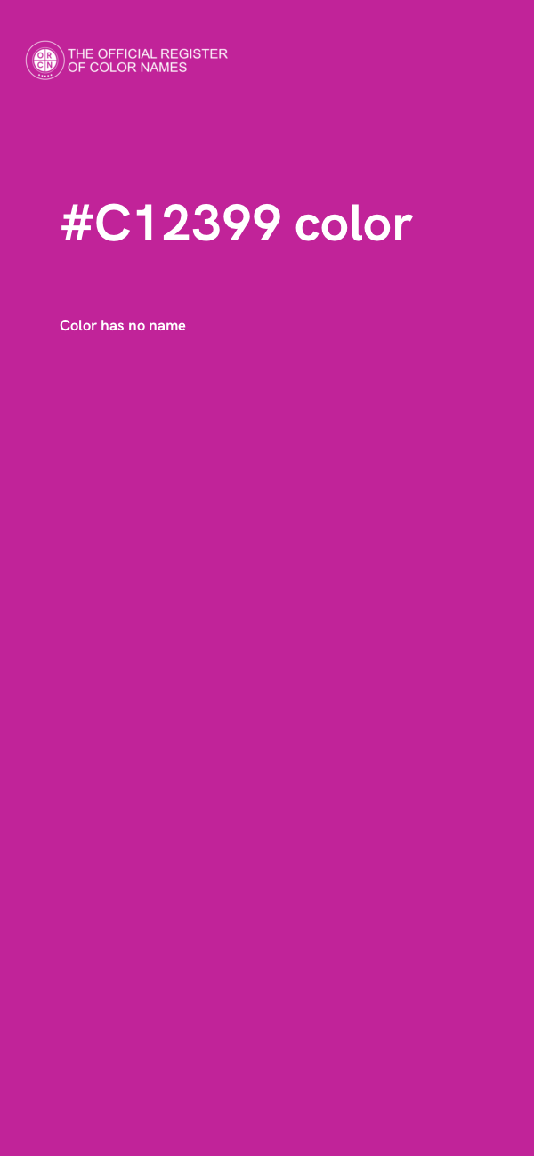 #C12399 color image