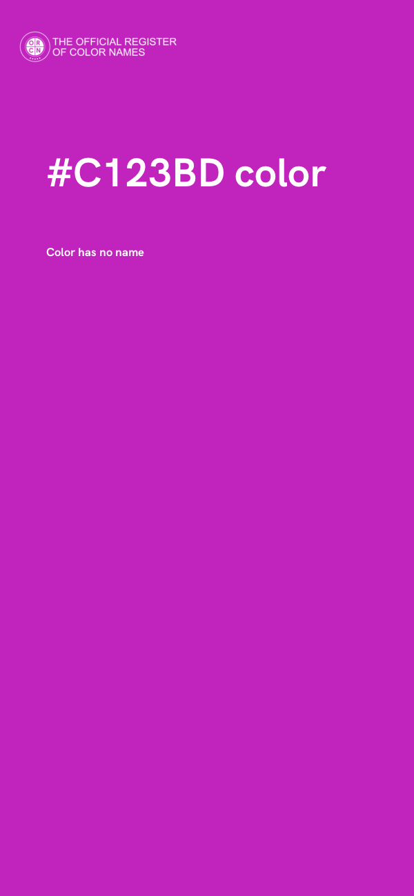 #C123BD color image